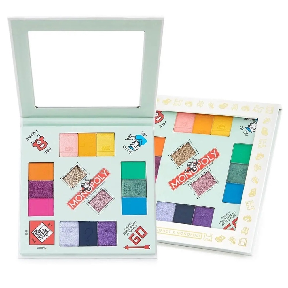 NWT Hipdot x Monopoly Money Moves Eyeshadow Palette Vibrant Limited Edition